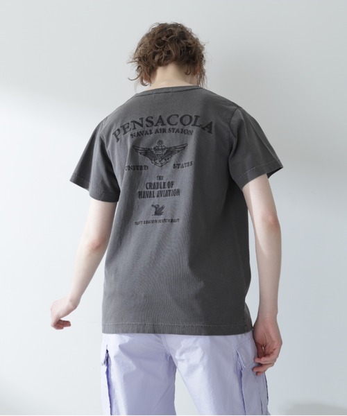 レディース tシャツ Tシャツ 「直営店限定」FADE WASHＴ-SHIRT ”PENSACOLA”/フェイドウォッシュTシャツ”ペンサコーラ｜zozo｜07