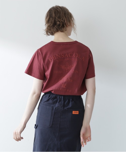 tシャツ 「直営店限定」FADE WASHＴ-SHIRT ”PENSACOLA”/フェイドウォッシュTシャツ”ペンサコーラ レディース