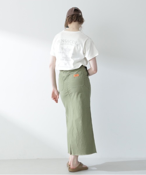 tシャツ 「直営店限定」FADE WASHＴ-SHIRT ”PENSACOLA”/フェイドウォッシュTシャツ”ペンサコーラ レディース