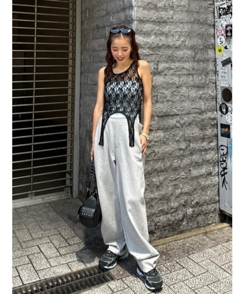 LAGUA GEM（ラグアジェム） タンクトップ ノースリーブ FLOR LACE