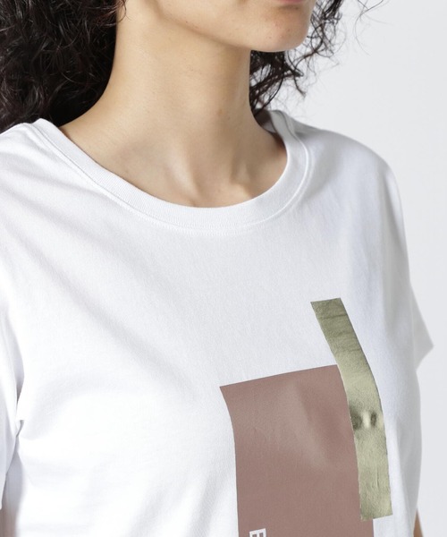 tシャツ DROIT BELLO（ドロイトベロ）ハクプリントＴシャツ レディース DROIT BELLO tシャツ BELLO（ドロイトベロ）ハクプリントT