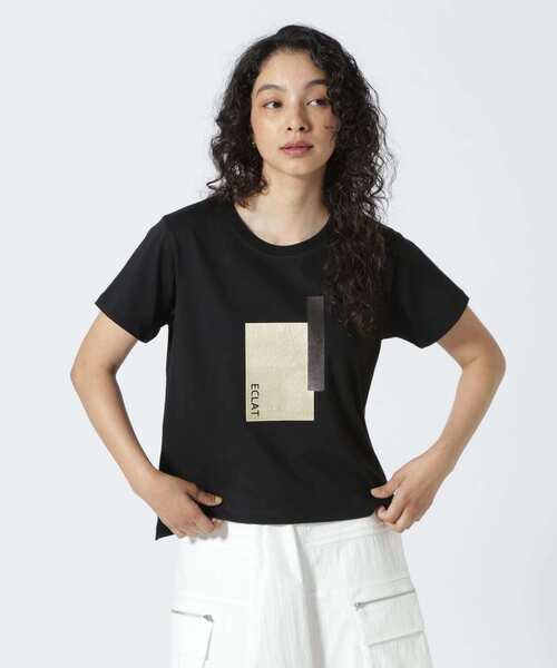 tシャツ DROIT BELLO（ドロイトベロ）ハクプリントＴシャツ レディース