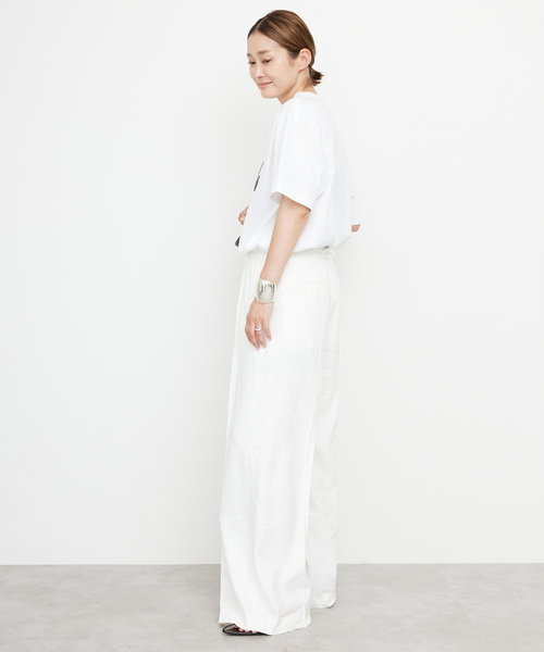 Deuxieme Classe ★現行完売品★*Linen ワイドパンツ セール】*Linen ワイドパンツ（スラックス）｜Deuxieme Classe