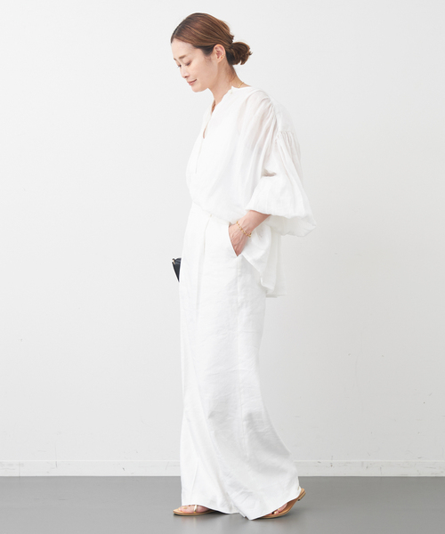 おぐ様 C5245 Deuxiemeパンツ VENDOR ANKLE EASY PANTS | GOHEMP BASIC BOTTOMS | JUZU store