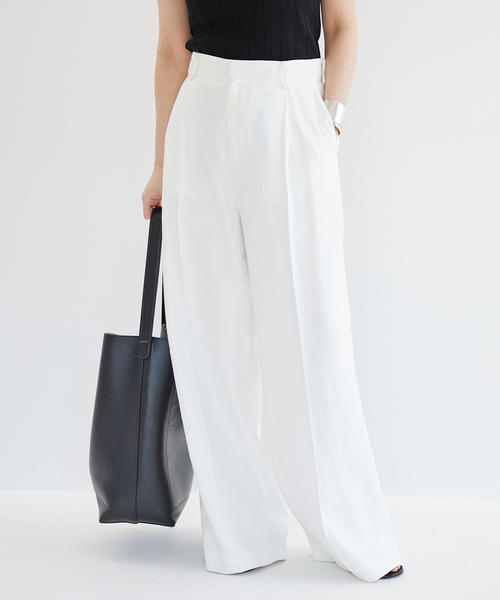 Deuxieme Classe ★現行完売品★*Linen ワイドパンツ Linen ワイドパンツ（スラックス）｜Deuxieme Classe