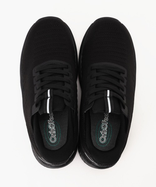 Orthofeet キタ　スニーカー　ワイド　サイズ6.5 Orthofeet スニーカー KITA/キタ ワイド ブラック (WOMEN