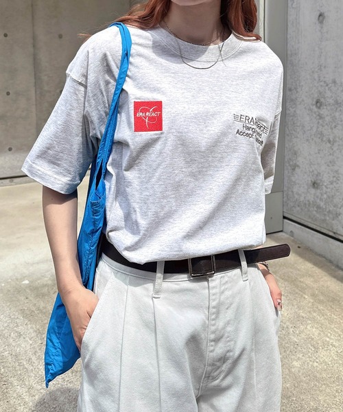 VETEMENTS ロゴ エンブロイダリー コットン Tシャツ 人気 VETEMENTS ロゴ エンブロイダリー コットン Tシャツ 人気