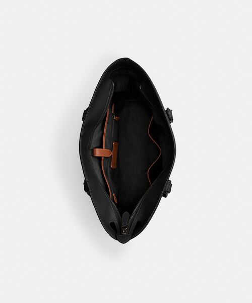 COACH ブラックトートバッグ L1J 6088 COACH トートバッグ ゴッサム ジップ トート バッグ メンズ