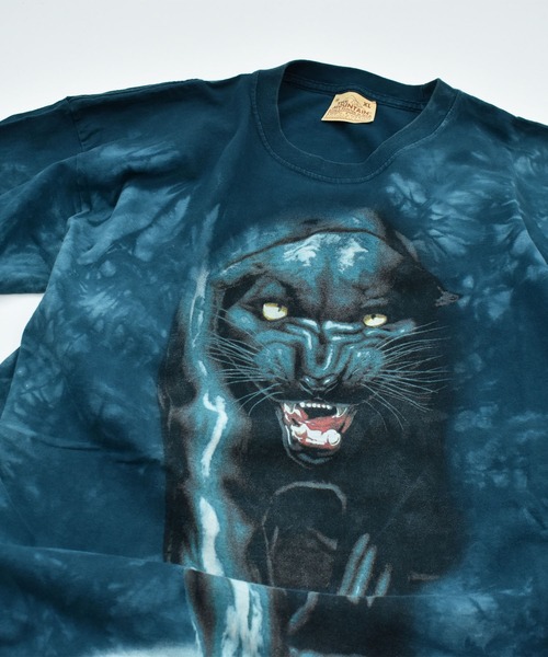 THE MOUNTAIN tシャツ 「ヴィンテージ古着」90's THE MOUNTAIN 黒豹