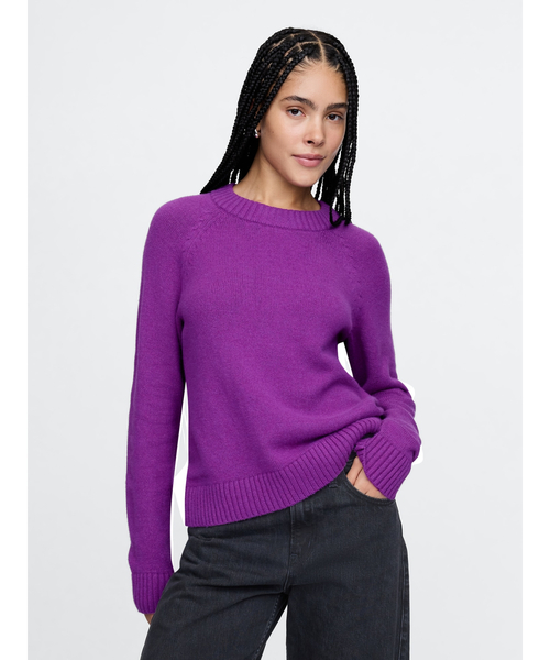 新しいスタイル GAP クルーネック カシミヤタッチ CashSoft セーター ニット トップス