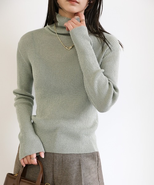 select MOCA（セレクトモカ） ニット セーター ラメリブハイネック