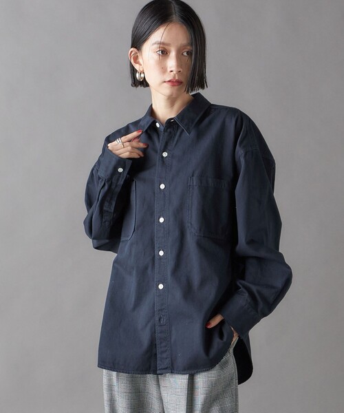 caseycasey ブラウス　S CASEY CASEY ケイシー ケイシー *コットンドルマンシャツ*S薄手ビッグ