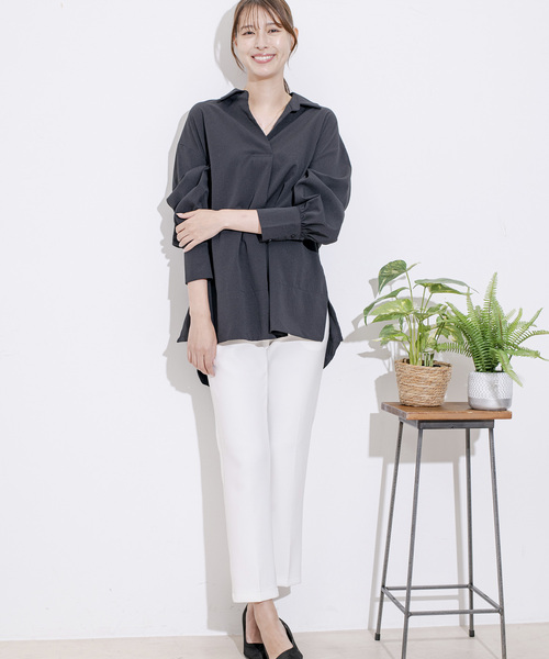 chiro＊即購入歓迎 JAYRO ブラウス シャツ スキッパーVネックシャツブラウス