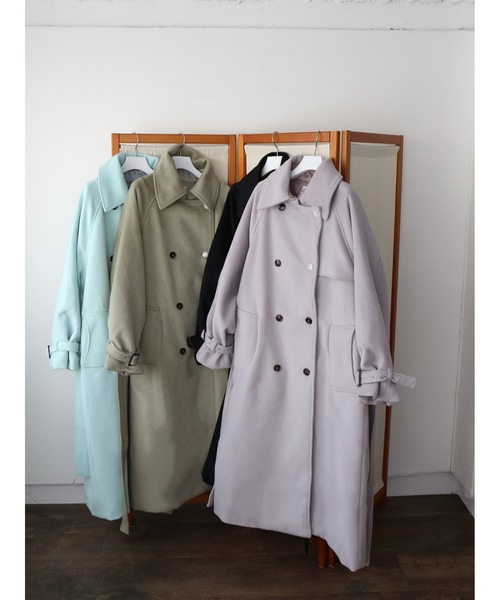KATRIN TOKYO トレンチコート 2way balloon sleeve long trench coat | Katrin TOKYO