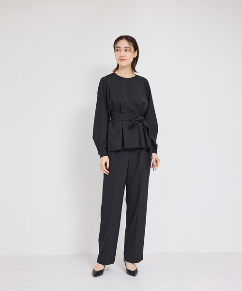 ROPE'（ロペ） パンツ ポプリンセンタープレスパンツ/セットアップ対応