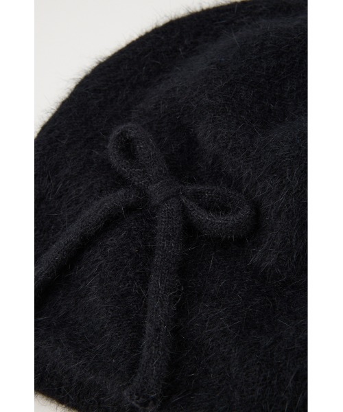 SHAGGY RIBBON BEANIE シャギー リボン ビーニー SLY ニット帽 ニットキャップ RIBBON SHAGGY BEANIE リボン
