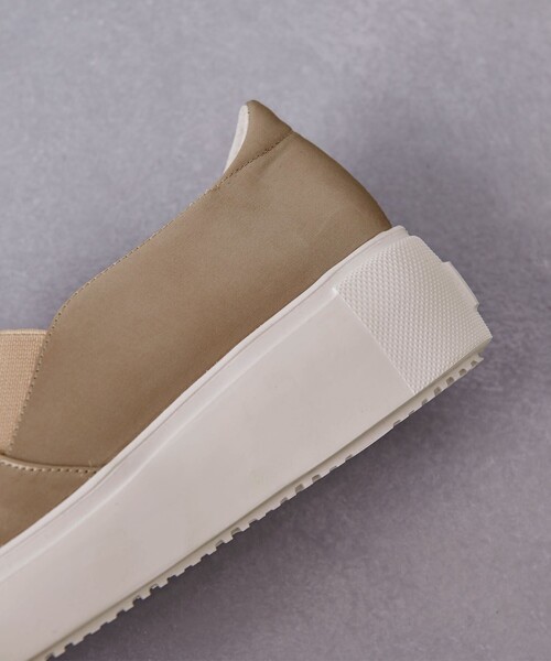 国産品 UNITED ARROWS スリッポン サテン ビジュースリッポン 靴