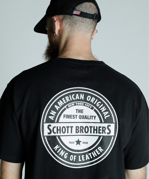 Schott N.Y.C tシャツ Schott/ショット/T-SHIRT OVAL LOGO/T