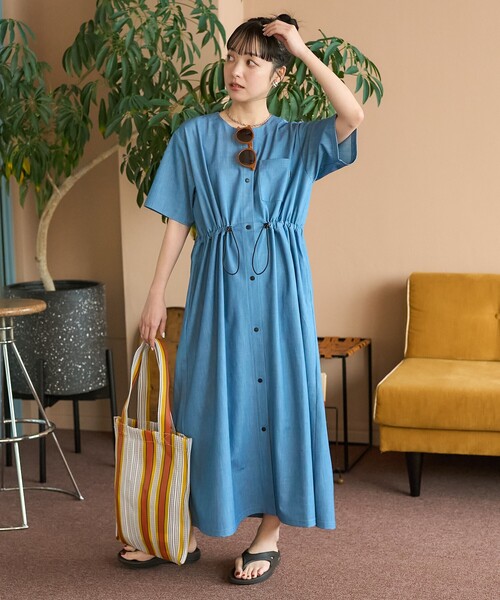THOUSAND MILE × FREAK'S STOREシャツロングワンピース FREAK'S STORE ワンピース THOUSAND MILE × STORE/サウザンド