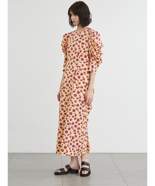 【本日お値下げ中】POPPY 花柄ワンピース　ドレス styling/ ワンピース ポピーフラワーワンピース : ZOZOTOWN