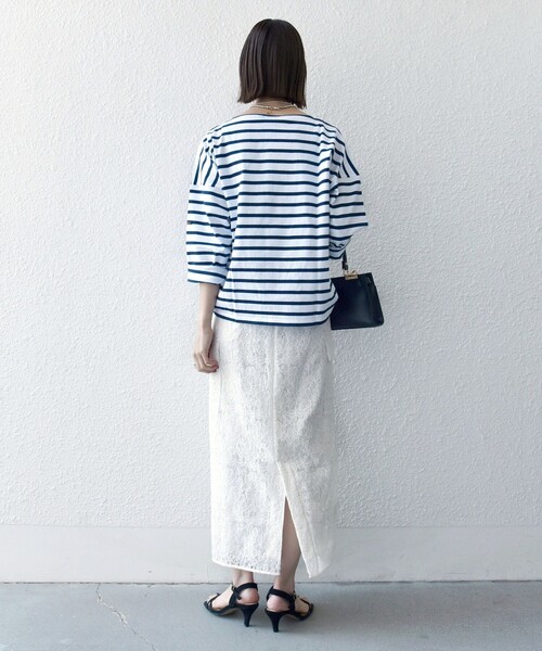 Le minor:〈洗濯機可能〉ロングスリーブ ボーダー TEE 25SS SHIPS｜Le minor:<洗濯機可能>ロングスリーブ ボーダー TEE 25SS