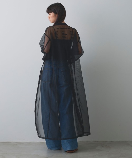 ELLEgirl バック刺繍シアーシャツワンピース ピンク 4280130_L.jpg