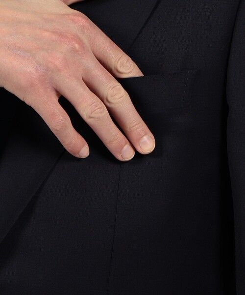 極美品 TOMORROW LAND テーラードジャケット Zegna セール】 ウールツイル シングルブレステッド2Bジャケット E.Zegna