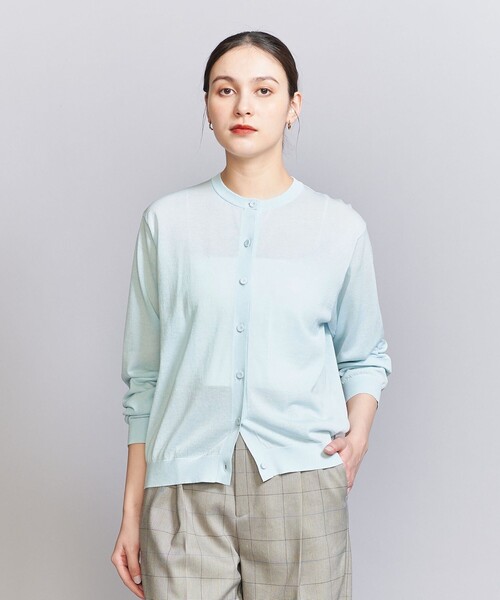 BEAUTY＆YOUTH UNITED ARROWS カーディガン コットンプレーン