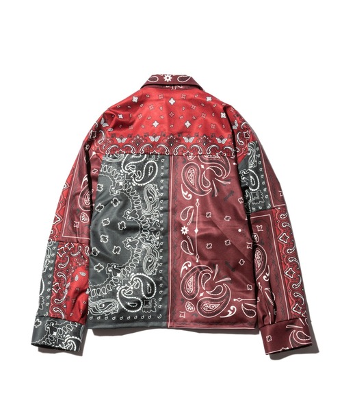 glamb 「glamb」 ジップアップブルゾン M レッド メンズ