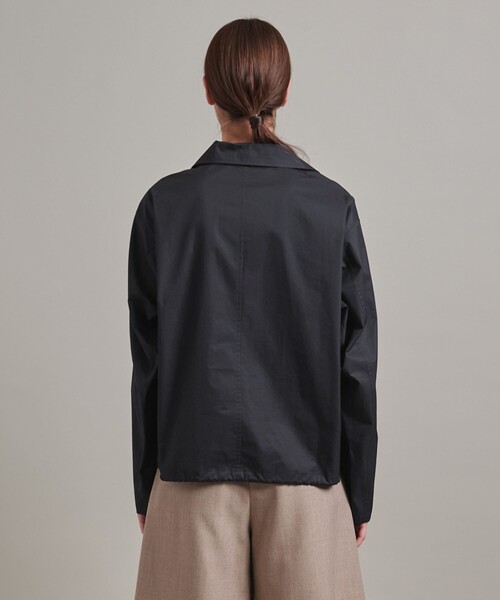 ブラウス シャツ 「LOEFF」コットン ツイル スキッパー シャツ UNISEX レディース メンズ LOEFF ブラウス シャツ 「LOEFF」コットン ツイル スキッパー