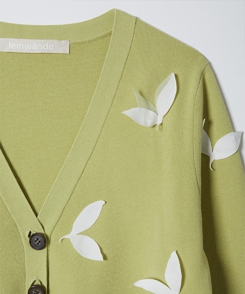 leinwande（ラインヴァンド） カーディガン Sprout Knitted Cardigan