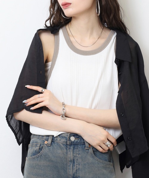 Many men, many minds. タンクトップ MANYMENMANYMINDS リンガータンク