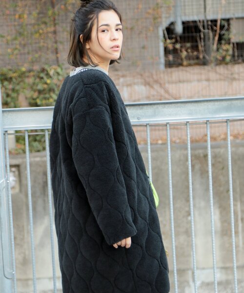 niko and…（ニコアンド） コート FREE ブラック レディース : ZOZOTOWN