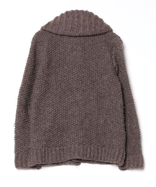 「SHIPS JET BLUE」 ニットカーディガン SMALL ブラウン メンズ_画像2