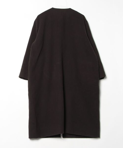 Mila Owen（ミラオーウェン） ノーカラーコート FREE ブラック