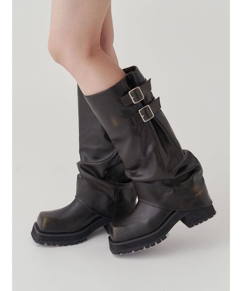 jouetie☆ベルトカバーブーツ 厚底 jouetie（ジュエティ） ブーツ ベルトカバーブーツ 厚底 靴 レディース