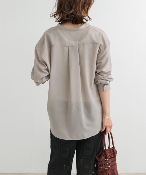 新品タグ付◉ 『UR TECH』バンドカラーシャツ　かぐれ　DOORS URBAN RESEARCH DOORS｜『一部WEB限定』『UR TECH DRYLUXE』バンド