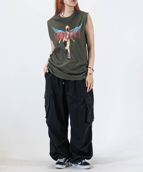 タンクトップ 「22」ヴィンテージライク ロックプリント ノースリーブ NIRVANA/The Rolling Stones/Red Hot Chil | JOHN'S CLOSET | 09
