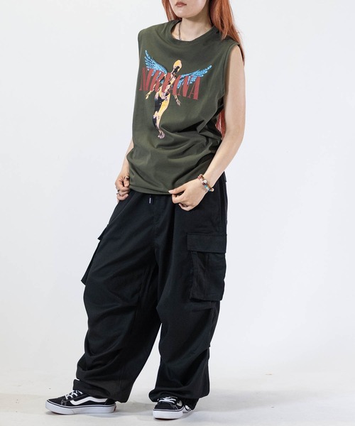 タンクトップ 「22」ヴィンテージライク ロックプリント ノースリーブ NIRVANA/The Rolling Stones/Red Hot Chil | JOHN'S CLOSET | 10