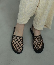 anuke（アンヌーク） サンダル Braid Flat Shoes レディース