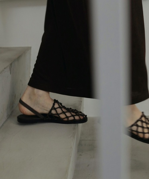 anuke サンダル Braid Flat Shoes レディース : ZOZOTOWN Yahoo
