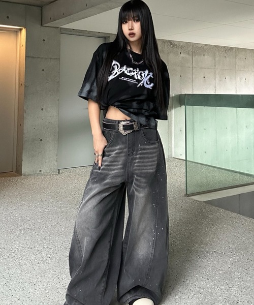 KsG tシャツ タイダイフロントロゴTシャツ レディース メンズ