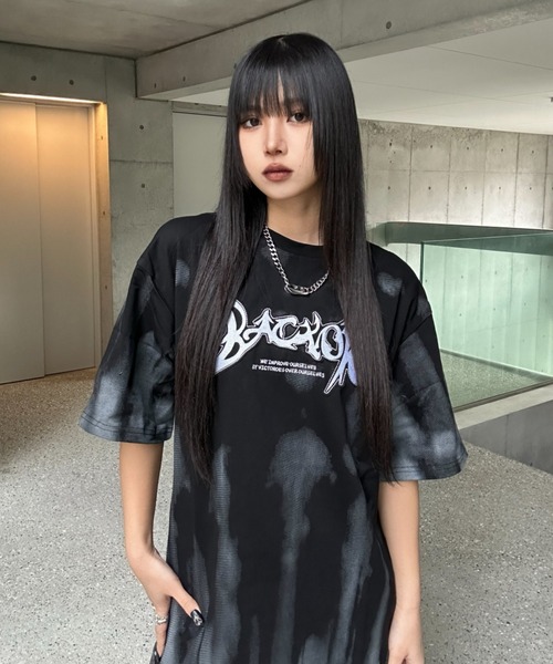 KsG tシャツ タイダイフロントロゴTシャツ レディース メンズ