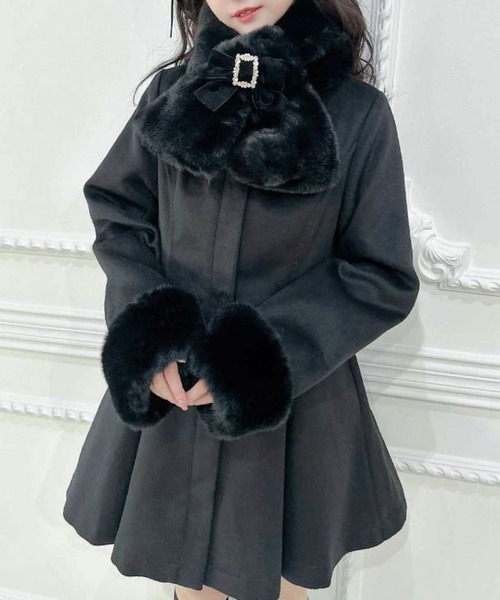 ROJITA（ロジータ） ノーカラーコート FREE ブラック レディース