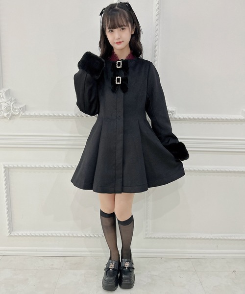 ROJITA（ロジータ） ノーカラーコート FREE ブラック レディース