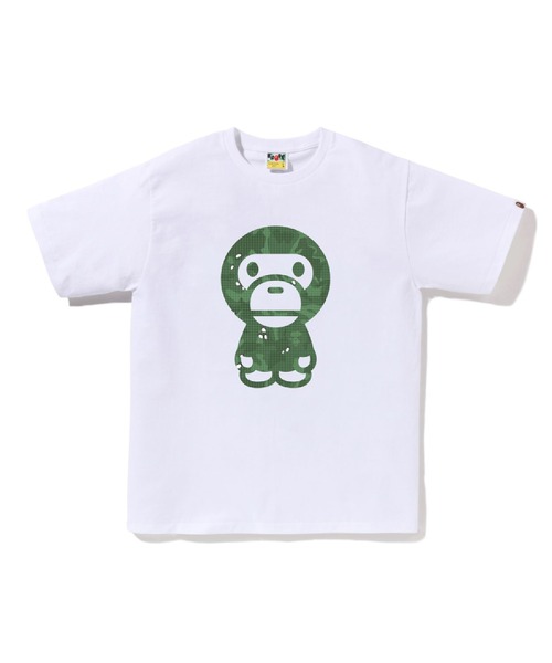 A BATHING APE（アベイシングエイプ） tシャツ BITMAP BIG BABY MILO