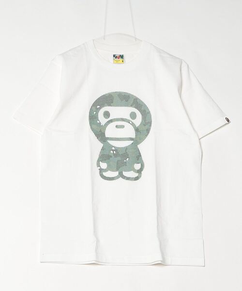 A BATHING APE（アベイシングエイプ） tシャツ BITMAP BIG BABY MILO