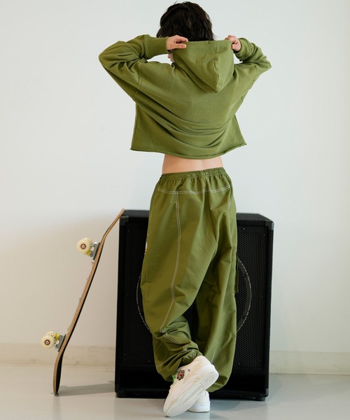 「X-girl」 プルオーバーパーカー「PUMAコラボ」 X-SMALL ホワイト レディース