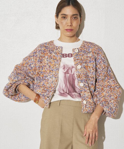 Whim Gazette（ウィム ガゼット） カーディガン 「GEMINI」ローゲージ