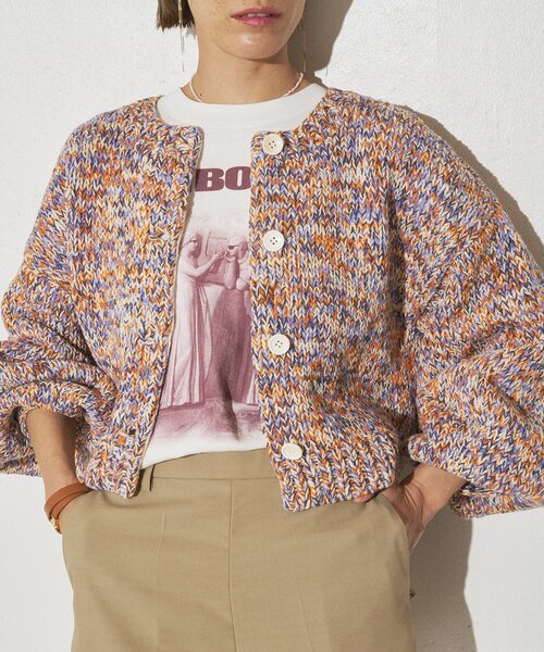 Whim Gazette（ウィム ガゼット） カーディガン 「GEMINI」ローゲージ